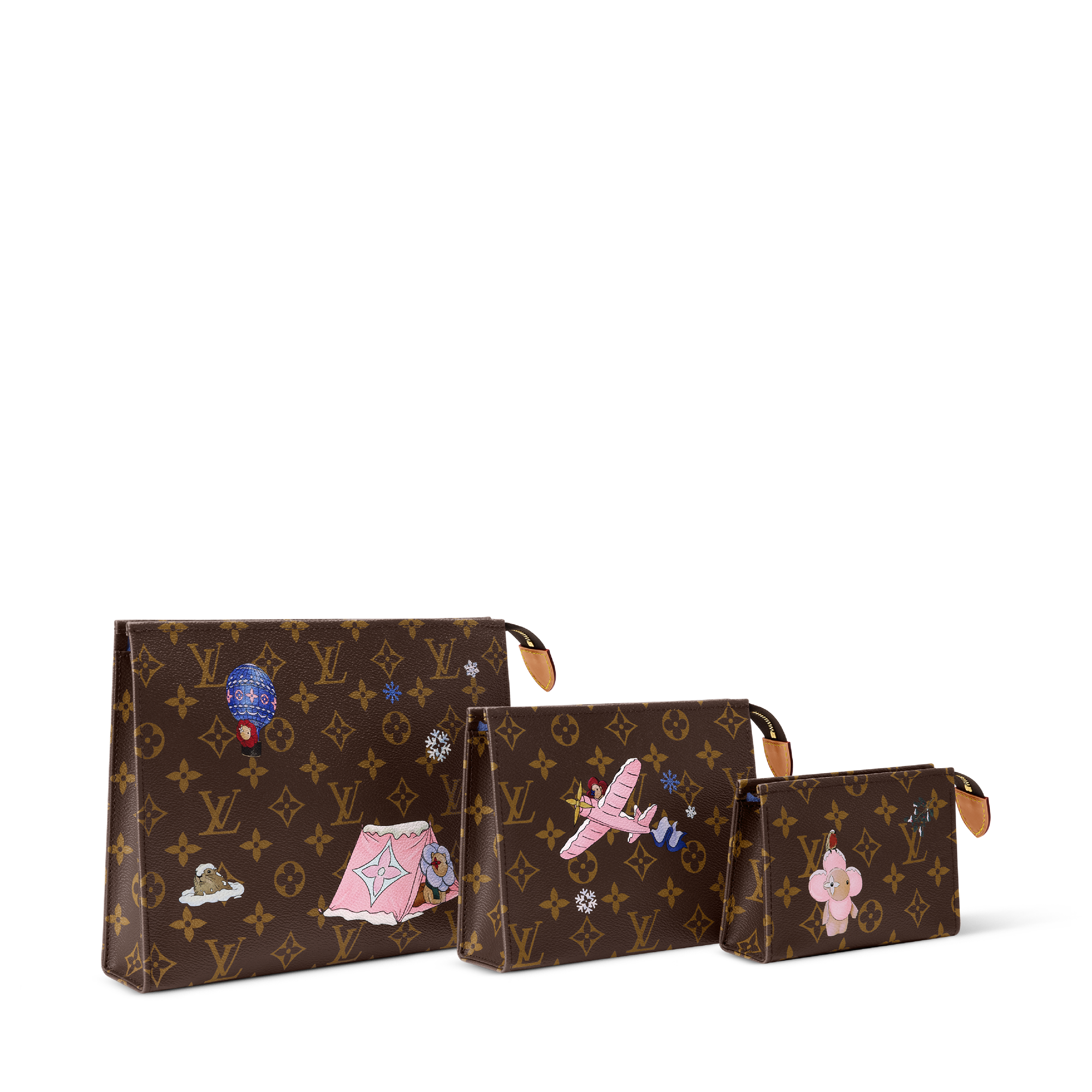 Trio Toilet Pouch Monogram - Women - Travel | LOUIS VUITTON ®
